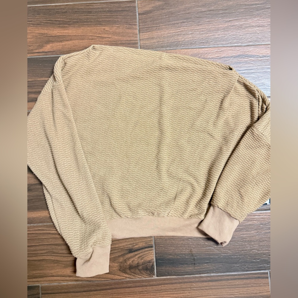 HYFVE Beige Ribbed Skirt